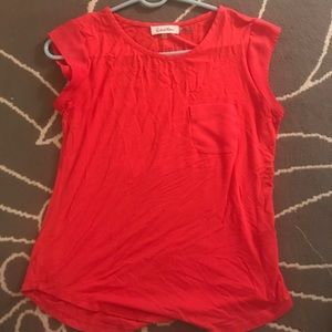 Calvin Klein cap sleeve top.